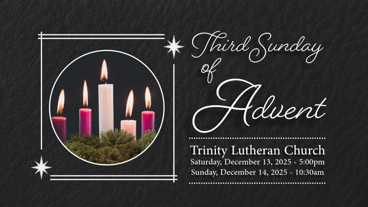 December 13th and14th Worship Services