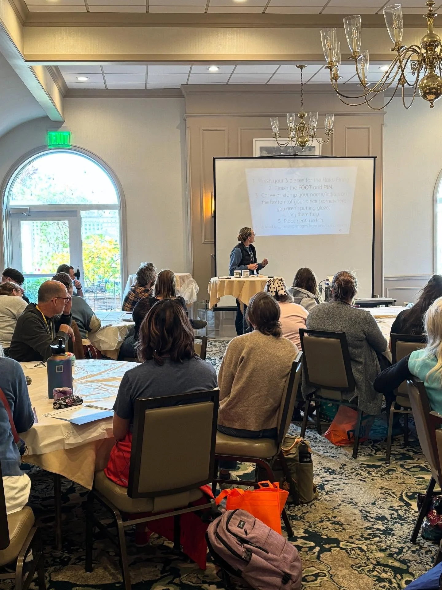 Had a great time presenting Microwave Raku at the WAEA Fall Conference this week! 🔥
We dug into the process of glazing and firing small raku pieces using a microwave kiln, and then got hands-on with horsehair and feather raku during the make-and-tak