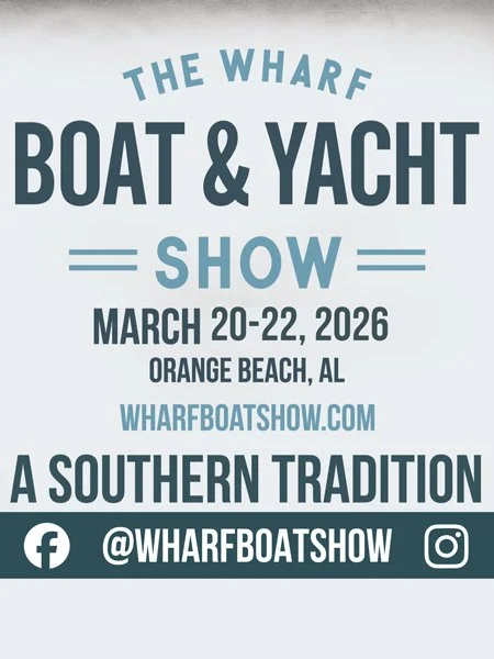 Come See Us at the Wharf Show in Orange Beach March 20 – 22