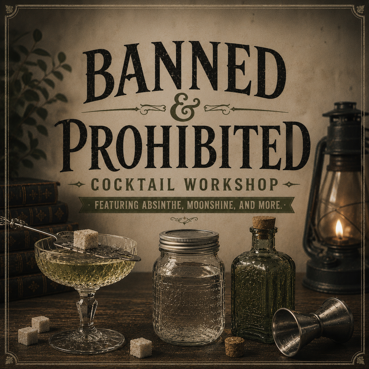 BANNED & PROHIBITED WORKSHOP - OCTOBER 24th!