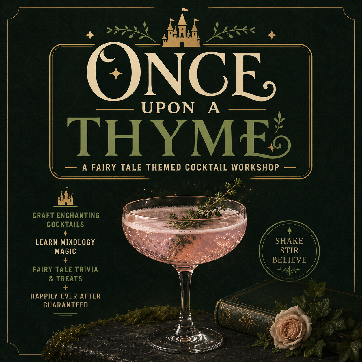 FAIRY TALES COCKTAIL WORKSHOP! - SEPTEMBER 11TH!