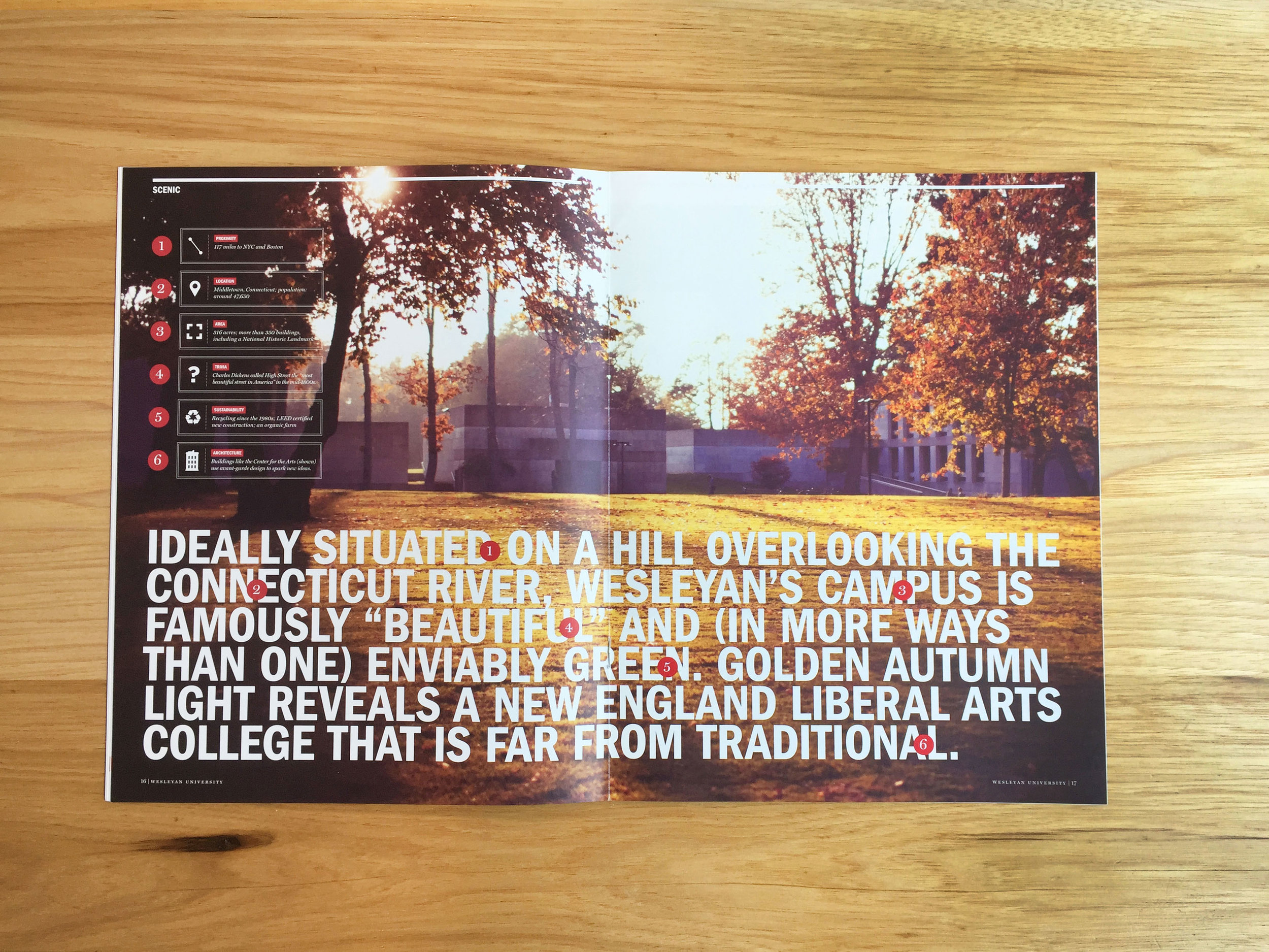  All materials used with permission of Wesleyan University; produced by Neustadt Creative Marketing 