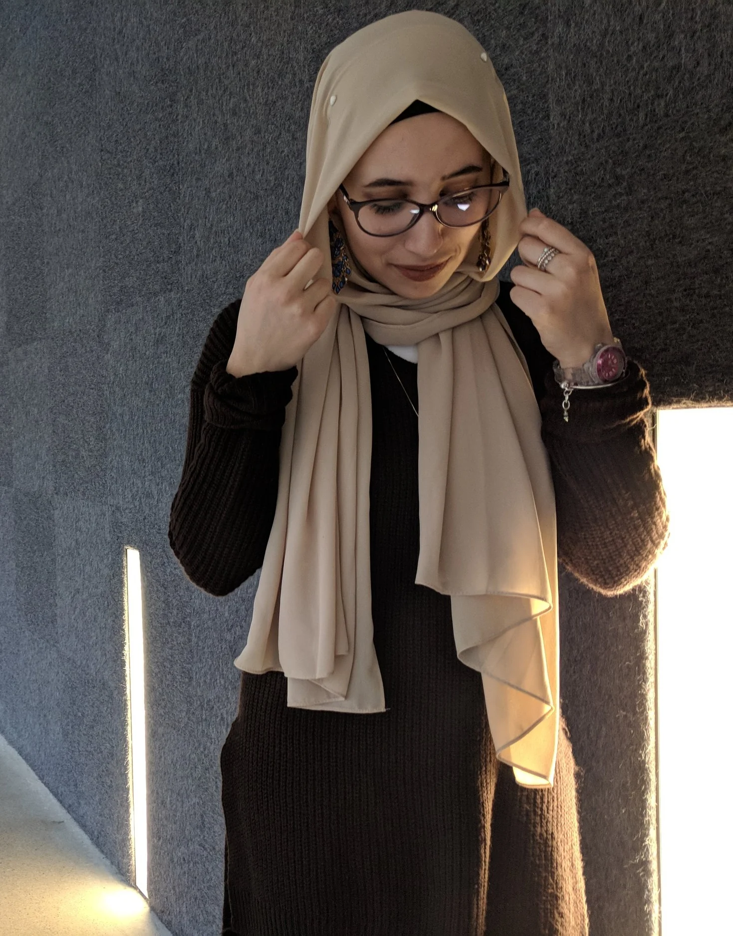 Raneem Alozzi, a hijab-wearing student at Ryerson University. 