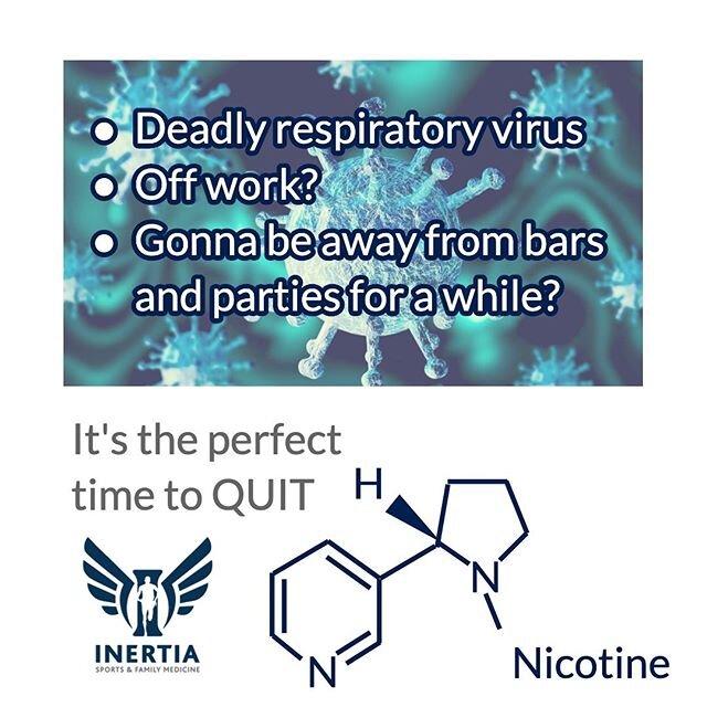 Smoking and vaping can make you more susceptible to illness. Now is the perfect time to quit and we can help with lifestyle modification and medication options. Schedule a telemedicine visit today. #stoptoday #healthylungs #telemedicine