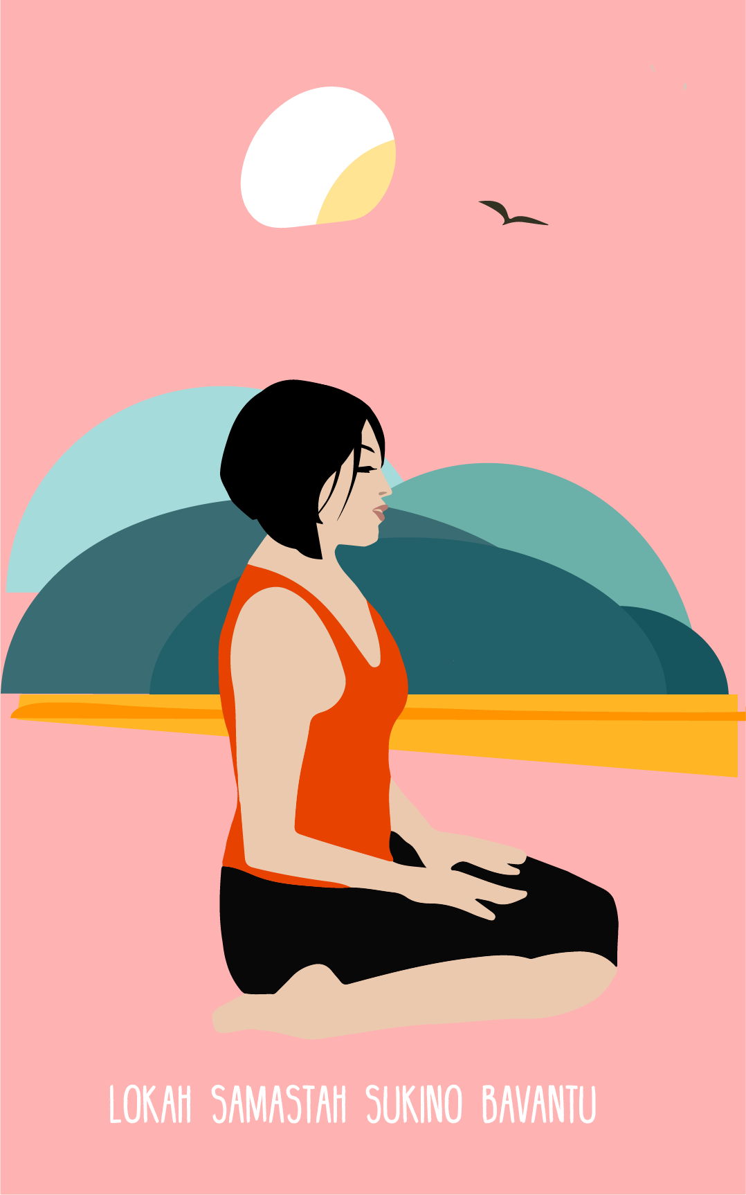 HelloKateIllustrates - Yoga