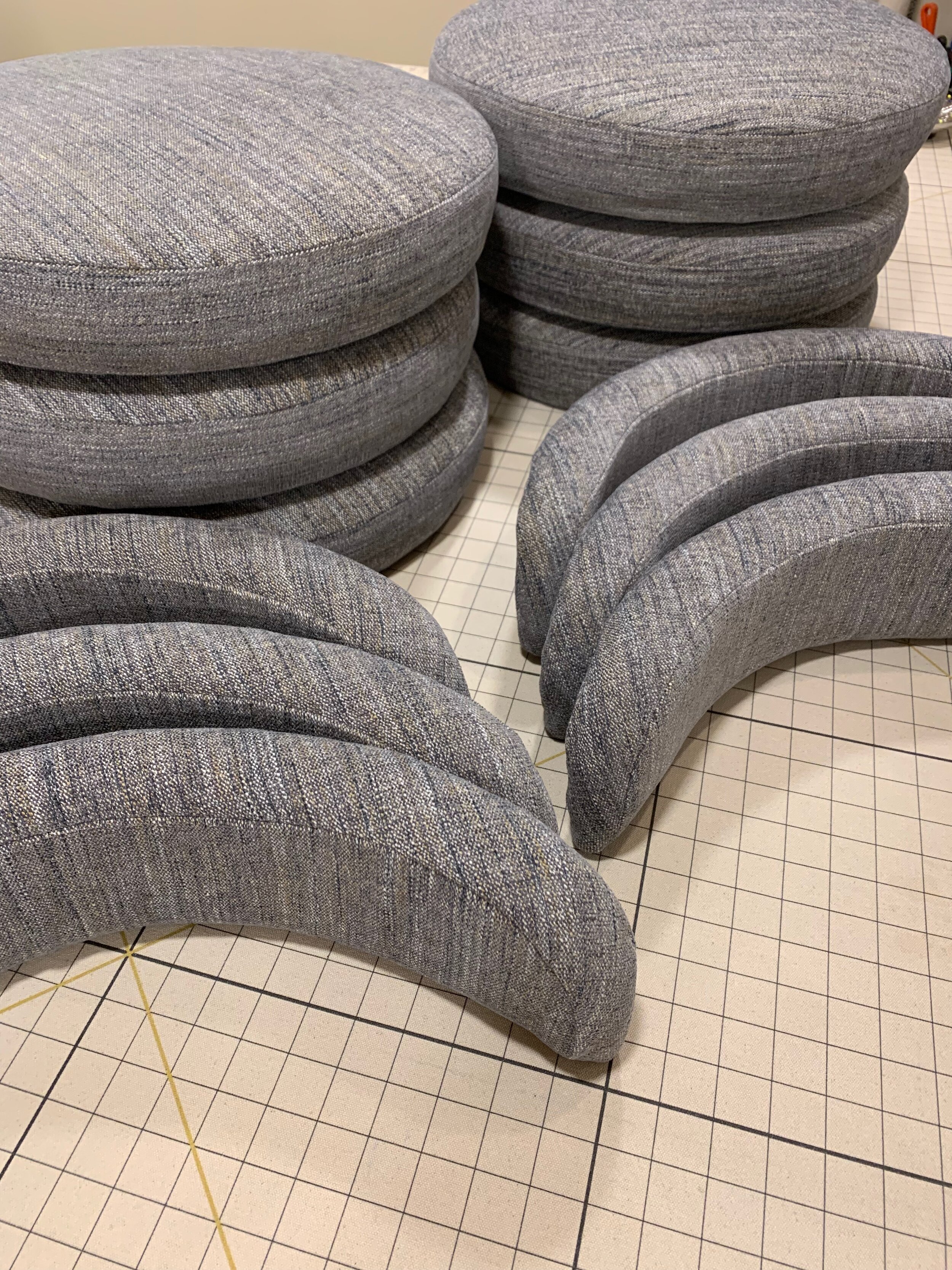 Reupholstered stool seats and curved backs.jpeg