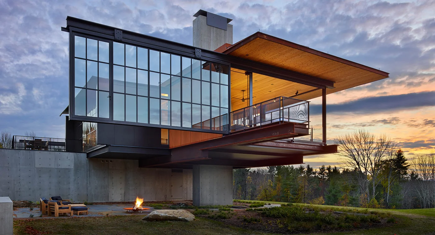 Massachusetts   |   Photo by Benjamin Benschneider for Olsen Kundig Architects