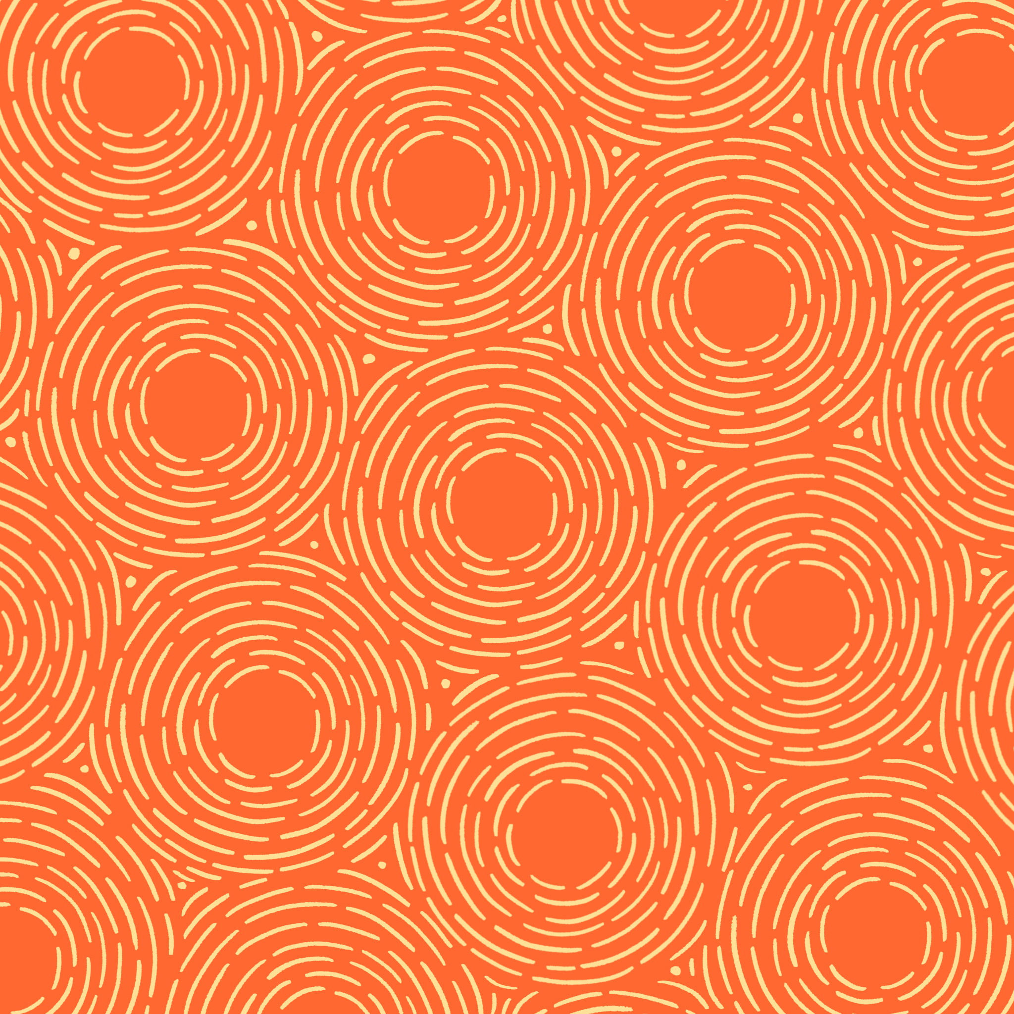 Pattern Design Circles by Nikkita Cohoon Artist Illustrator Detroit Michigan
