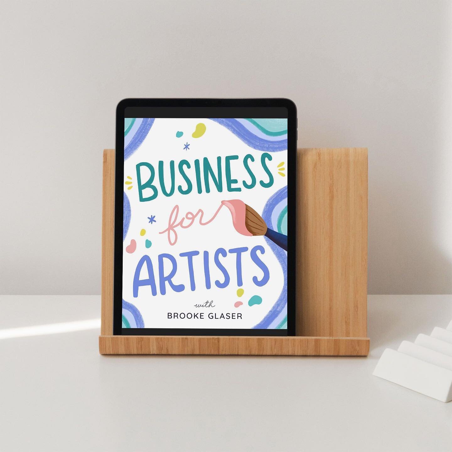 Happy Monday! Sharing a peek at this workbook by @paperplaygrounds, which is available now as a resource for artists on her website. We had a great time working together to make her exercises clear and help her artists work through their business ide
