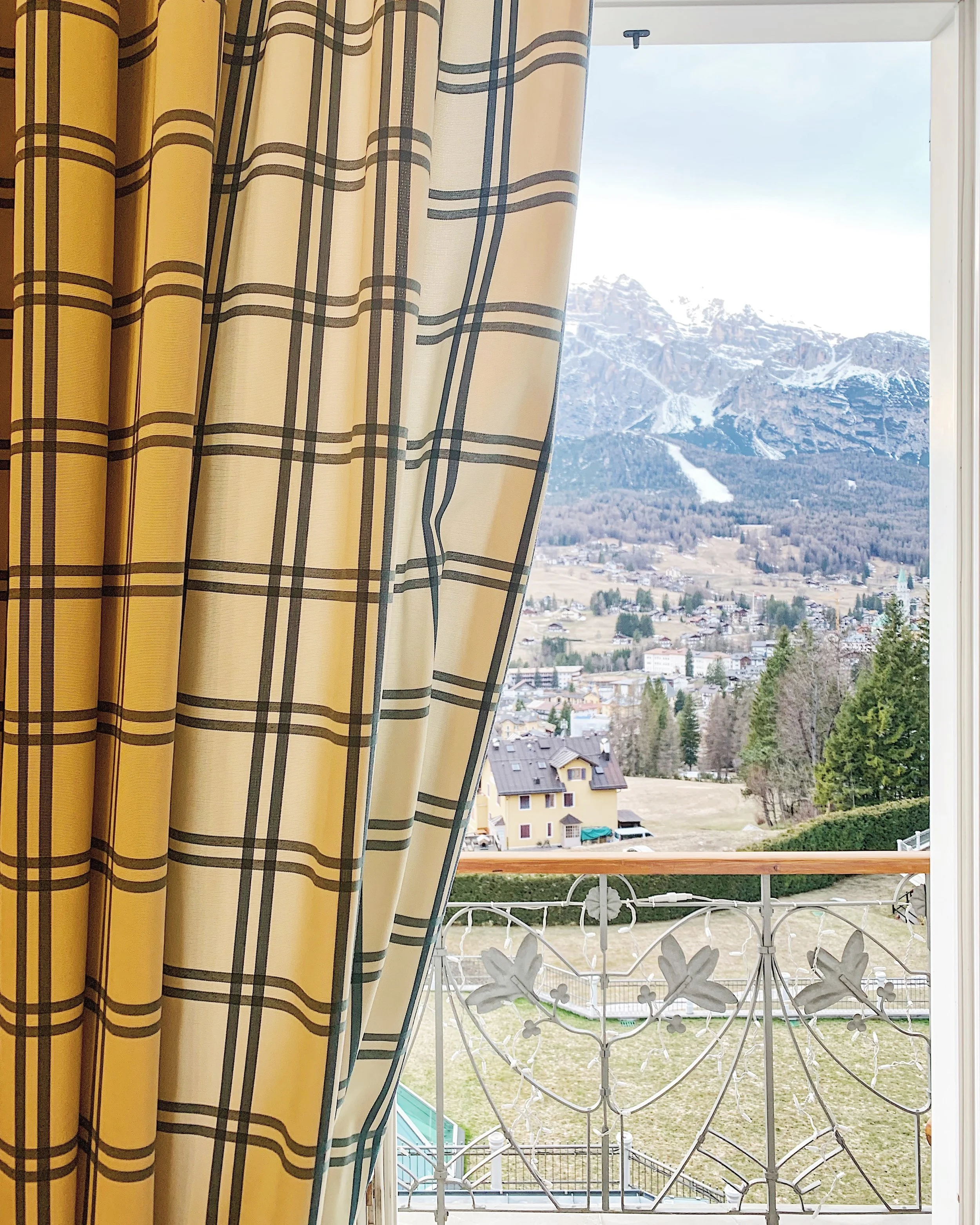 Mountain views from Cristallo Resort & Spa.