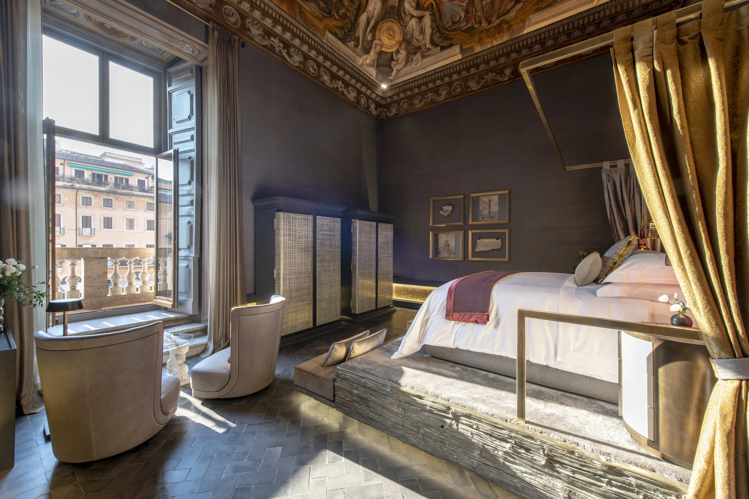 Few travelers have an opportunity to live history as a night in a Pope’s bedroom.