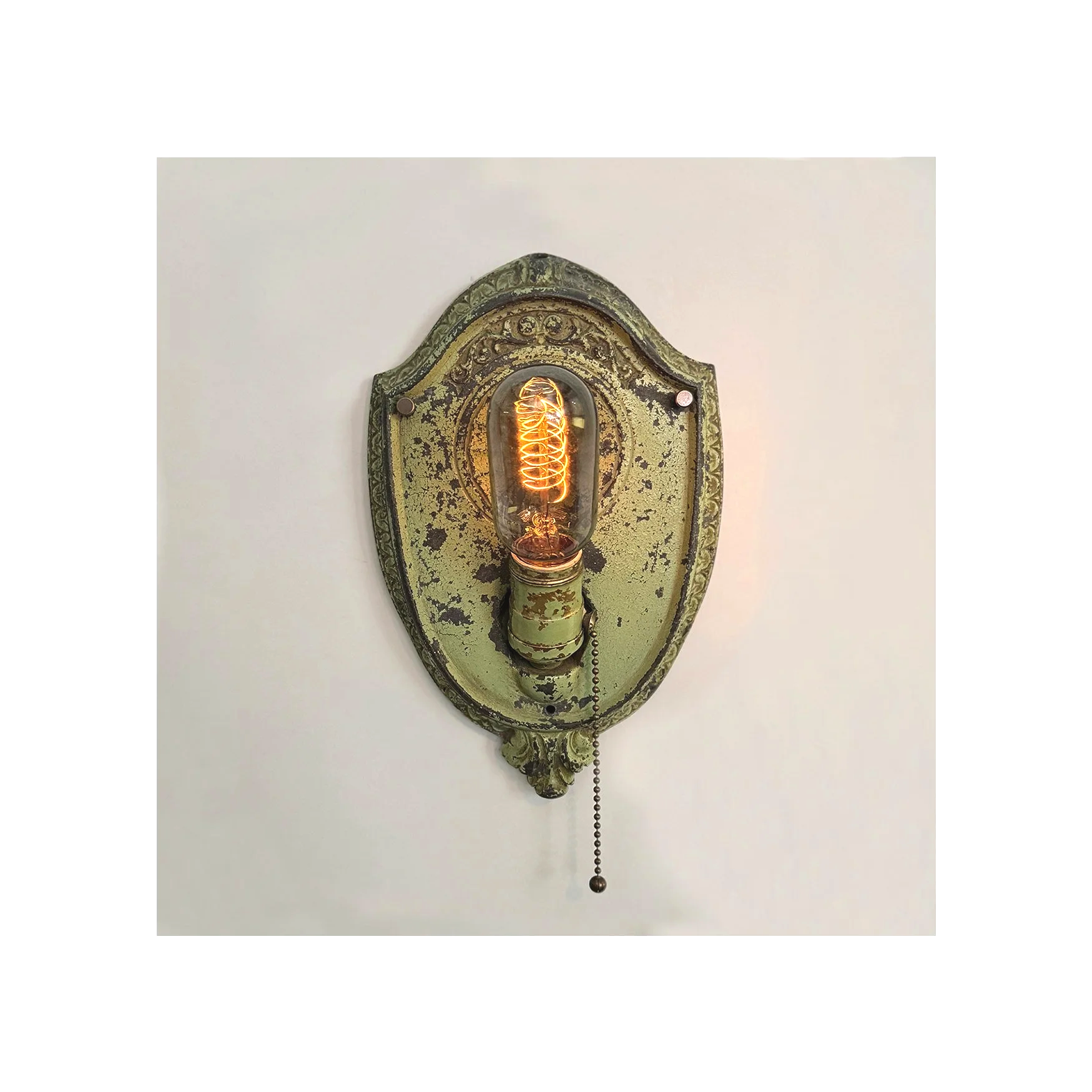 Antique Plaque Sconce No.20S