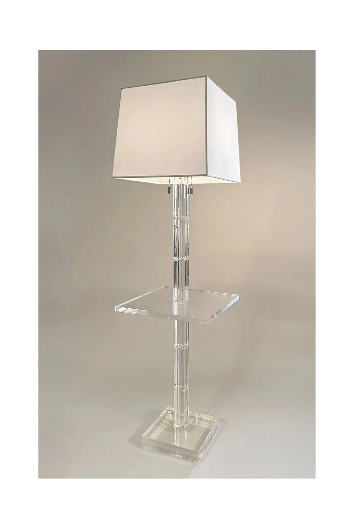70s Lucite Floor Lamp