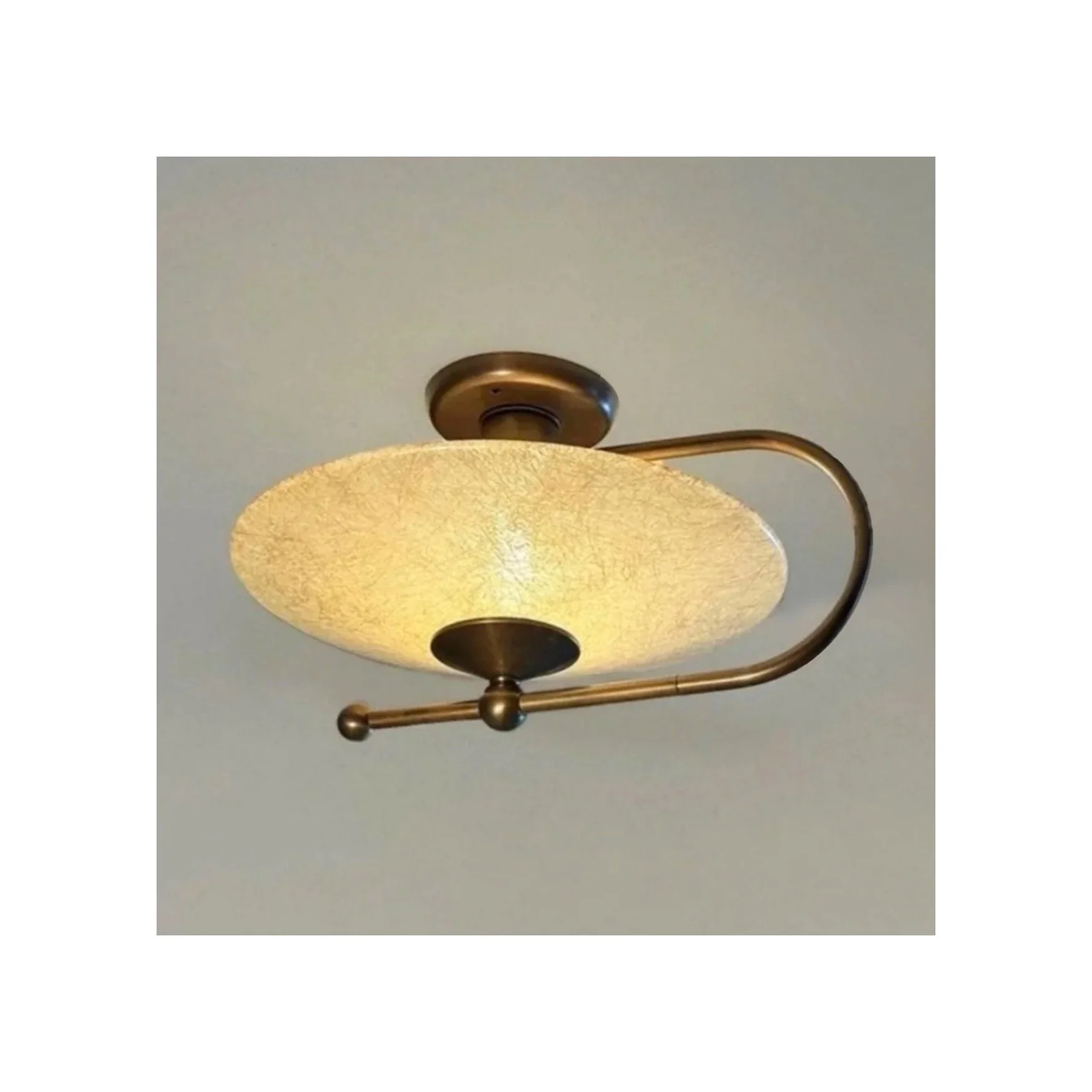 50s Saucer Ceiling / Wall Light No.4S