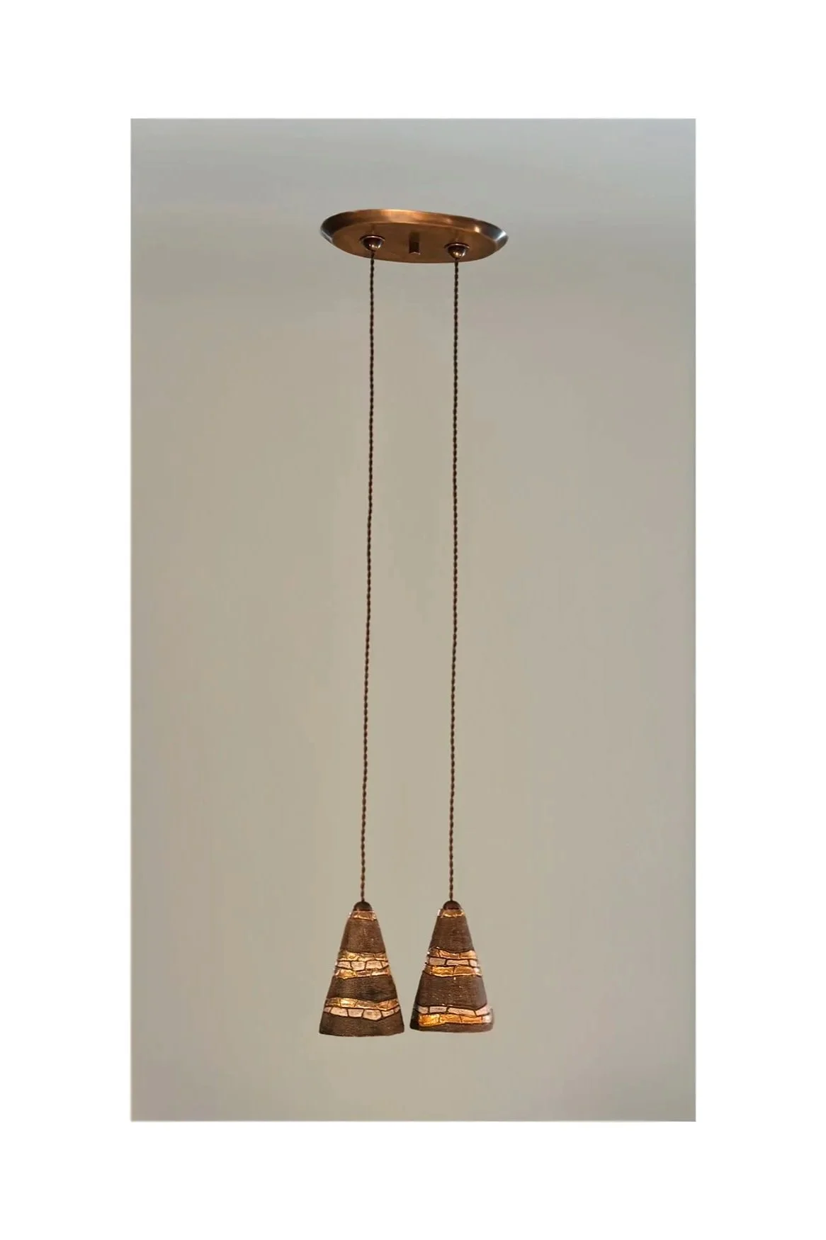 Italian Ceramic Pendant Light No.014P