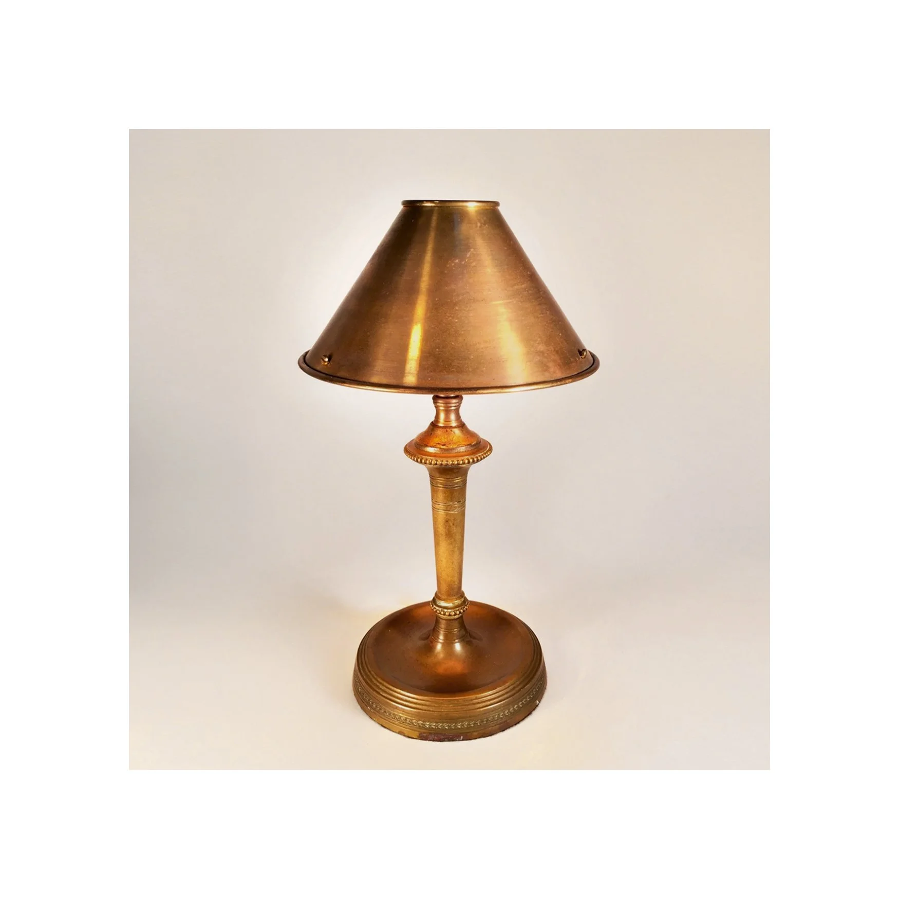Brass Library Table Lamp
