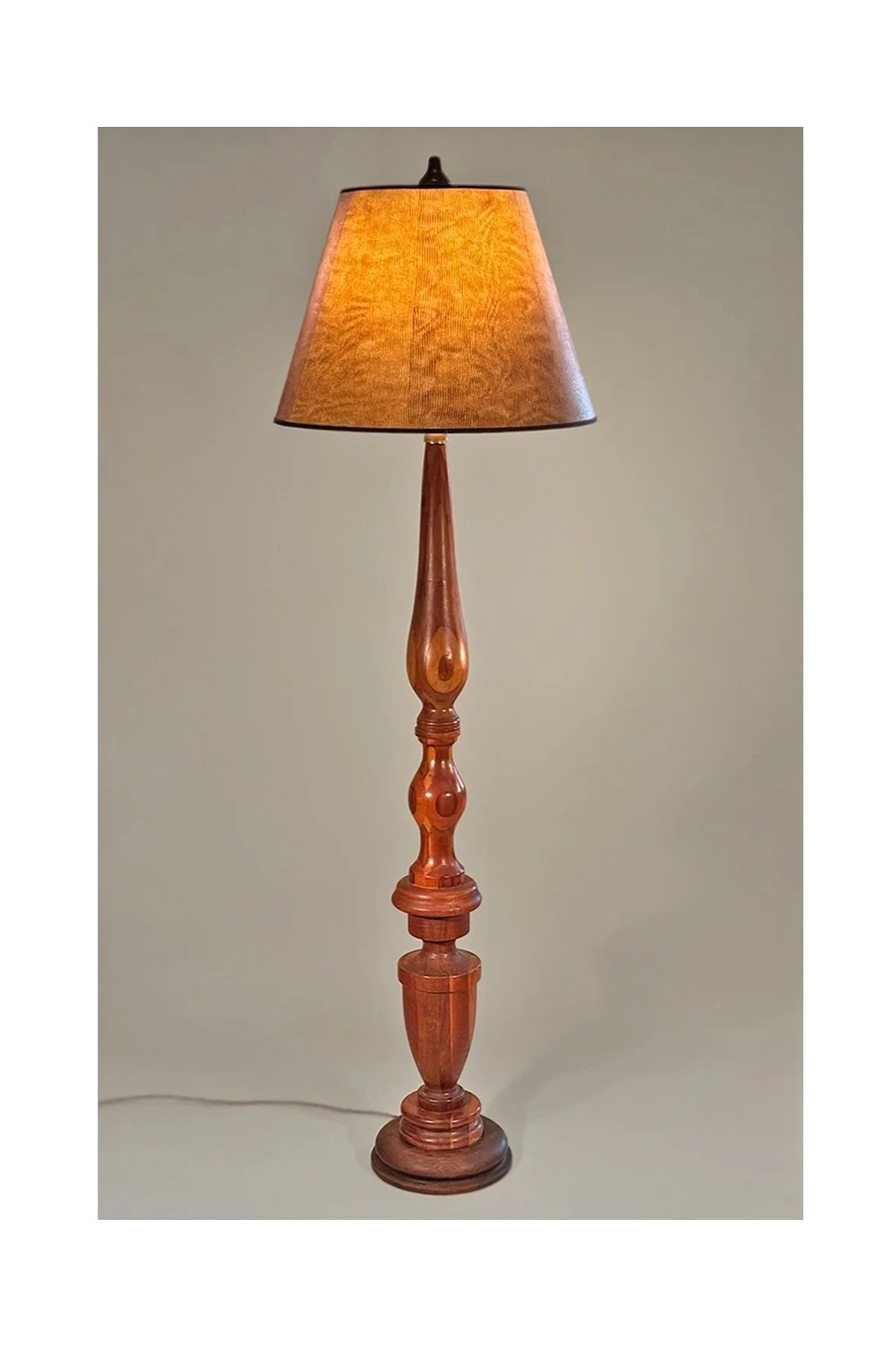 Stacked Wood Floor Lamp No.41.F