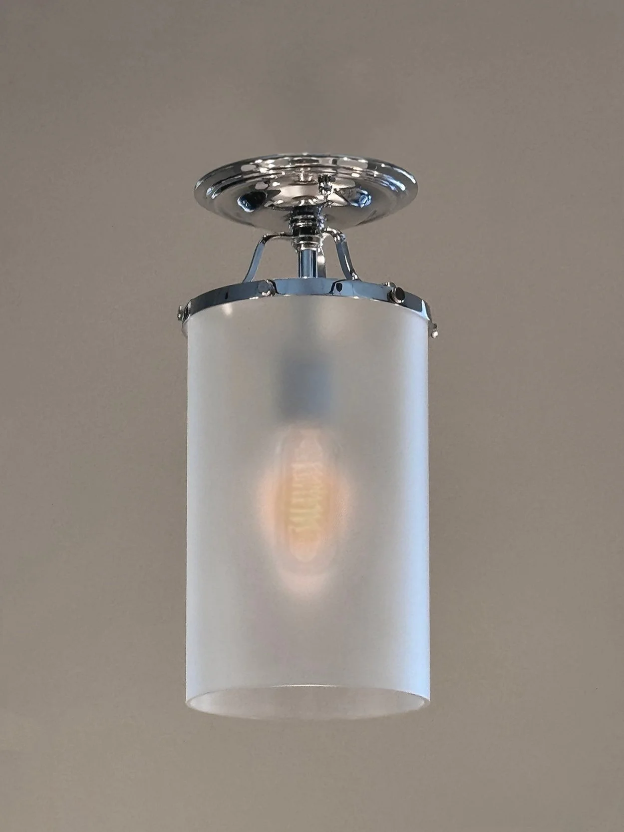 Acrylic Cylinder Flush Mount Light No.02.FM