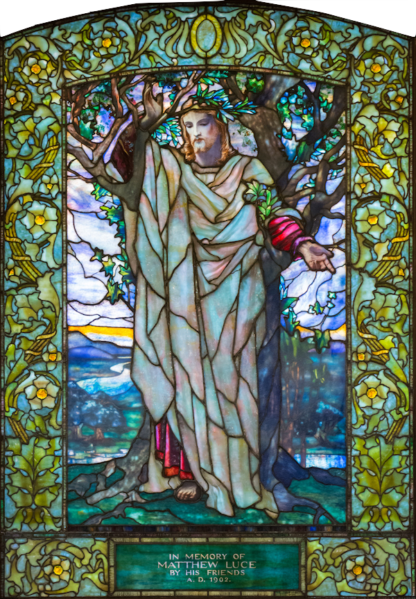 Sermon on the Mount: Tiffany Studios/ New York 1902