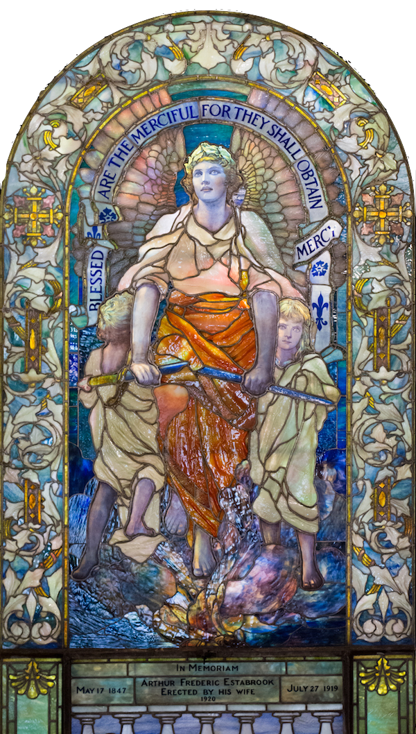 Blessed are the Merciful: Louis C. Tiffany/New York-1920