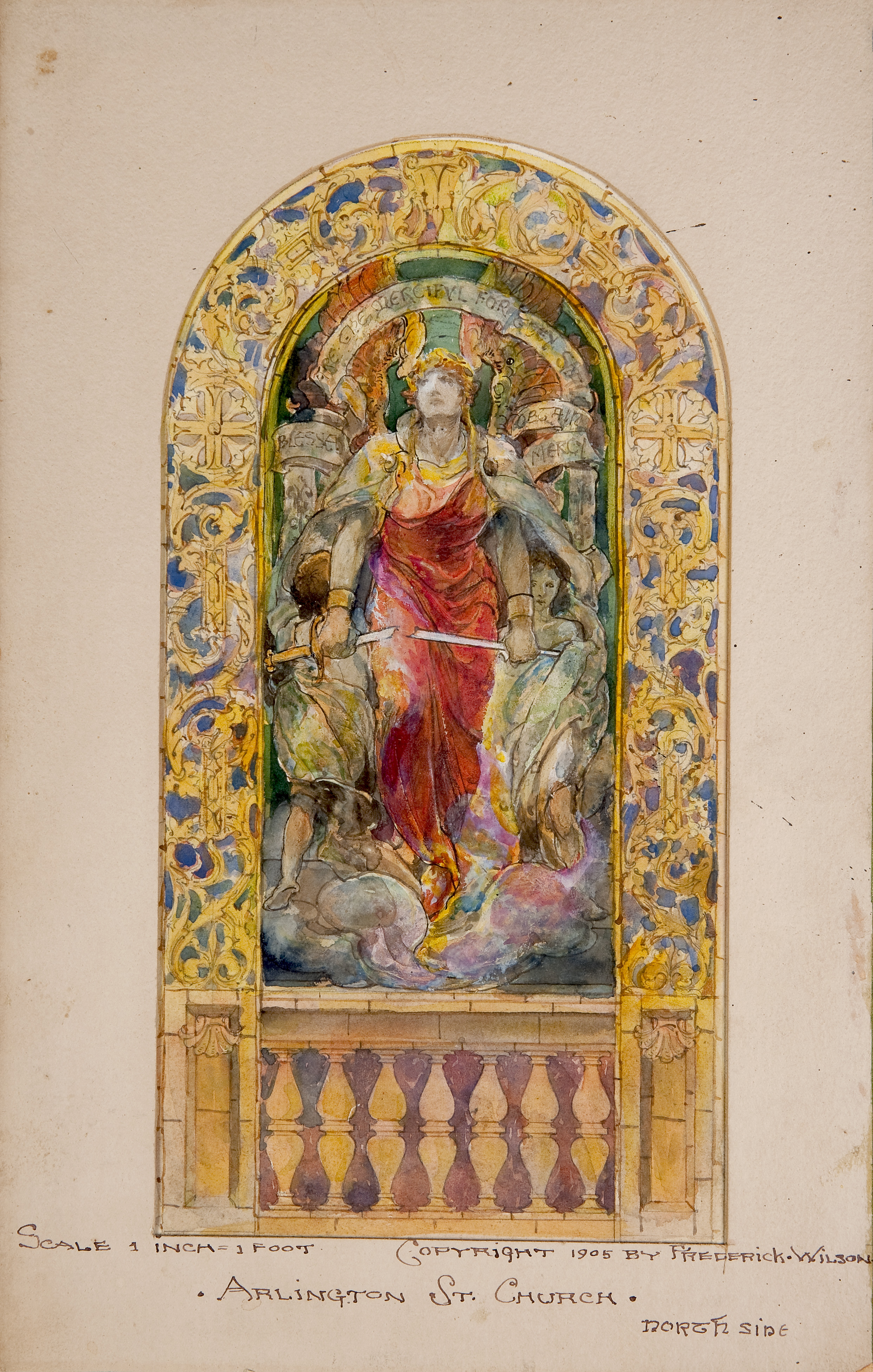 Wilson's 1905 gouache
