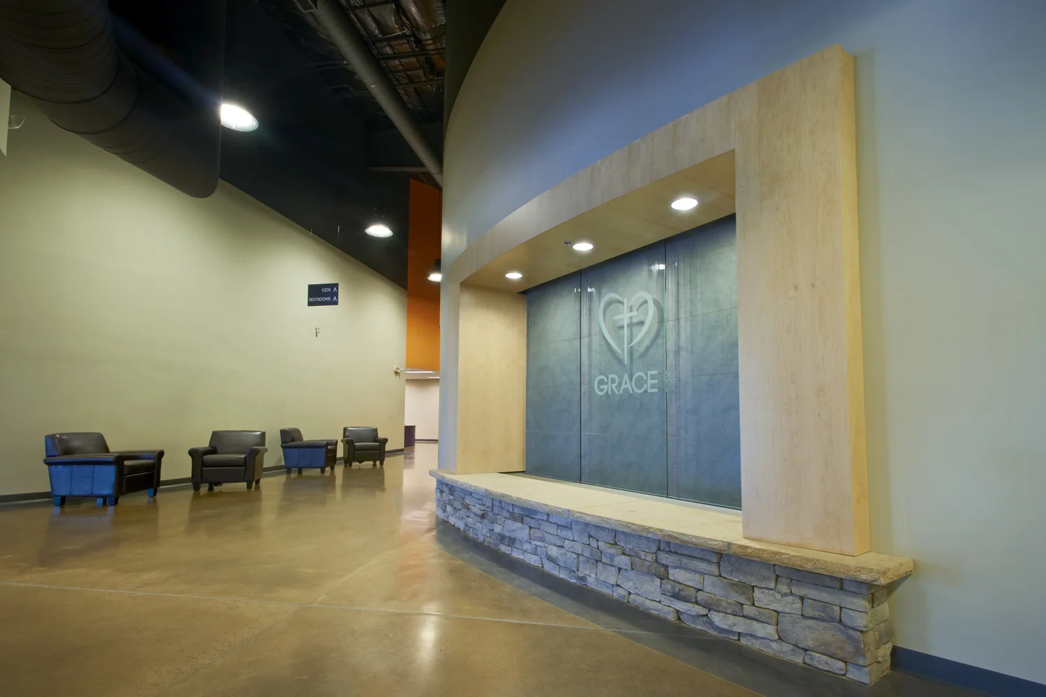 Religious Grace Community Church Cornerstone Design Architects