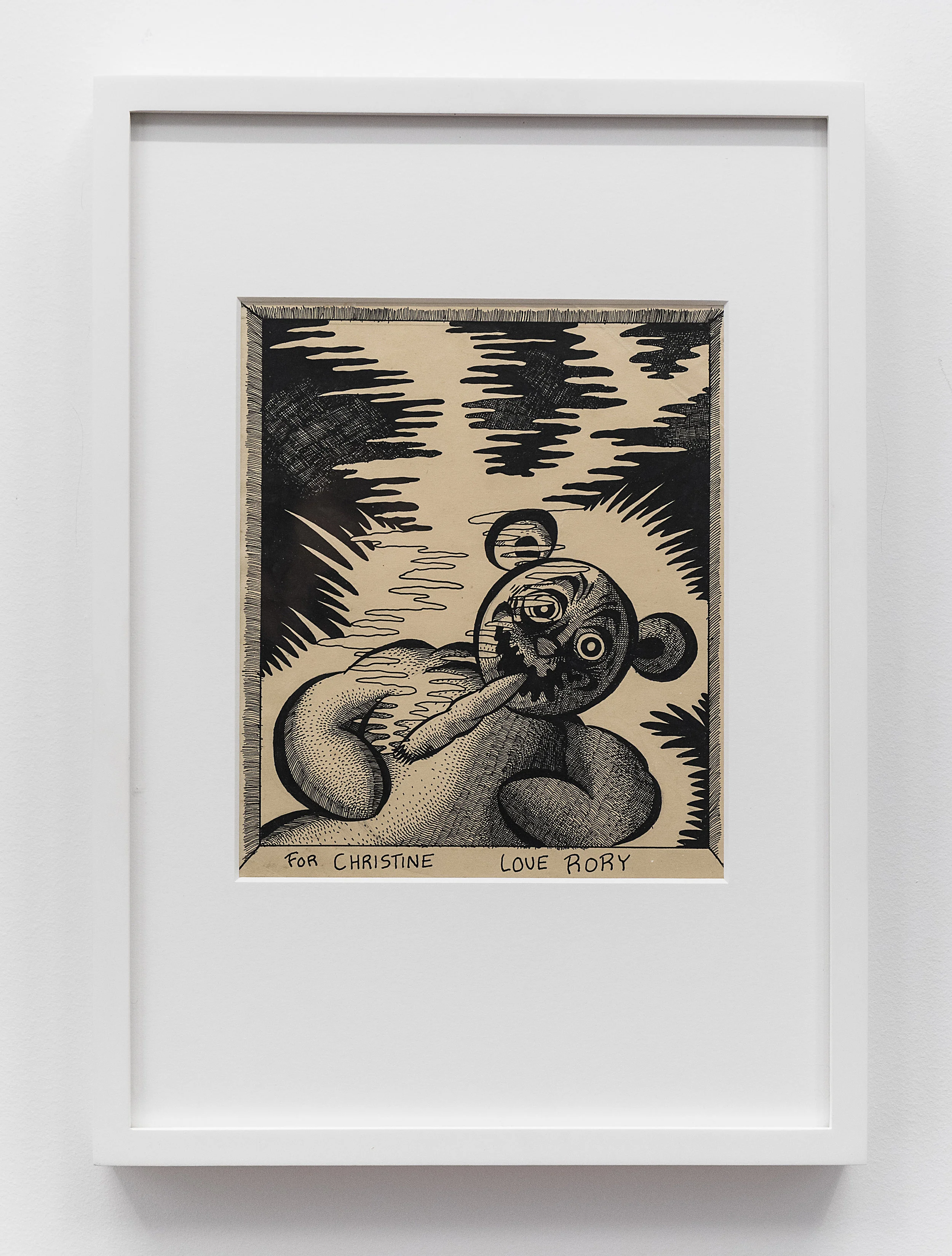 Rory Hayes Untitled 1972 Ink on paper 8 x 7 inches