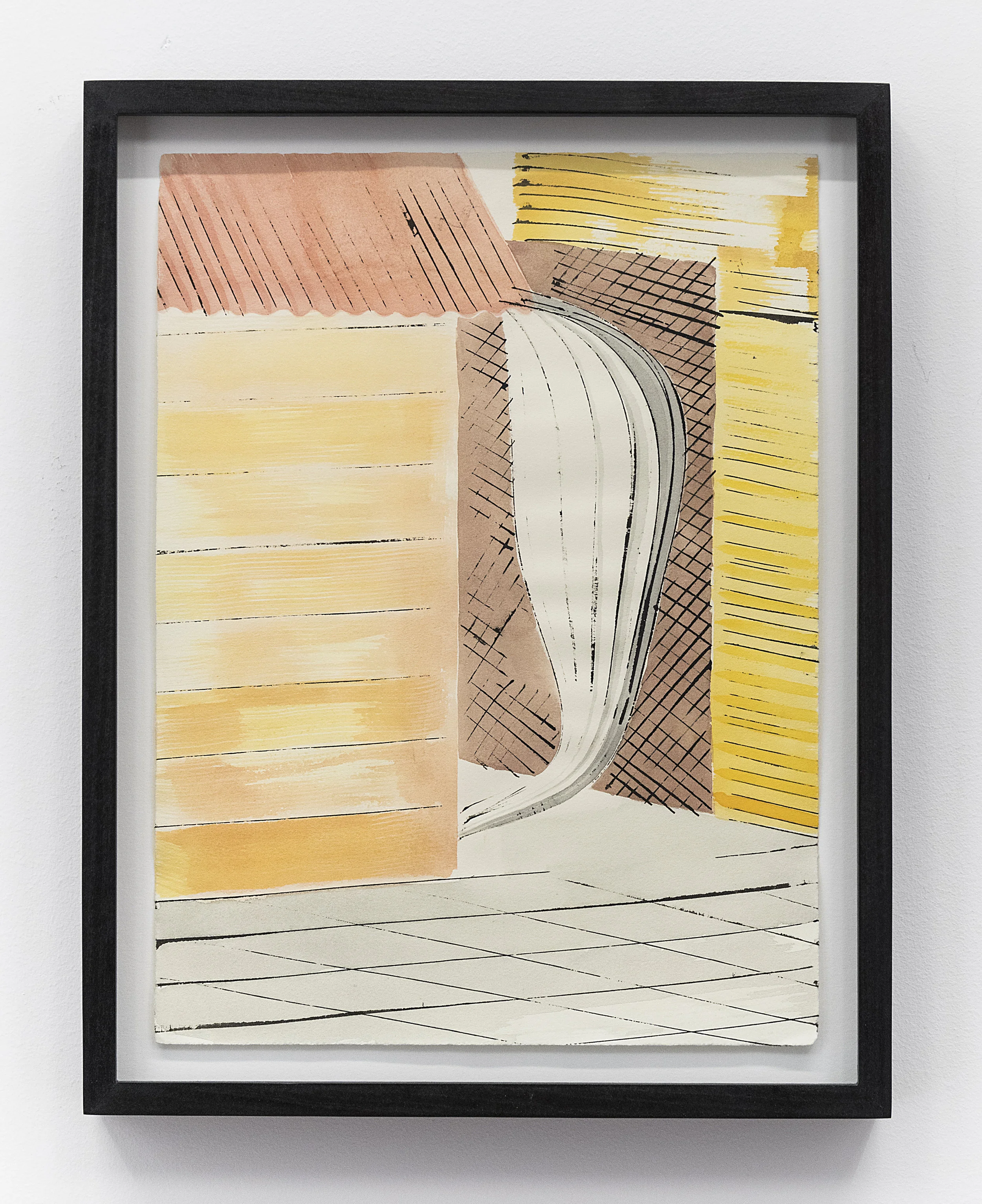 Keith McCulloch Untitled 2017 Gouache on paper 13 x 9 3/4 inches