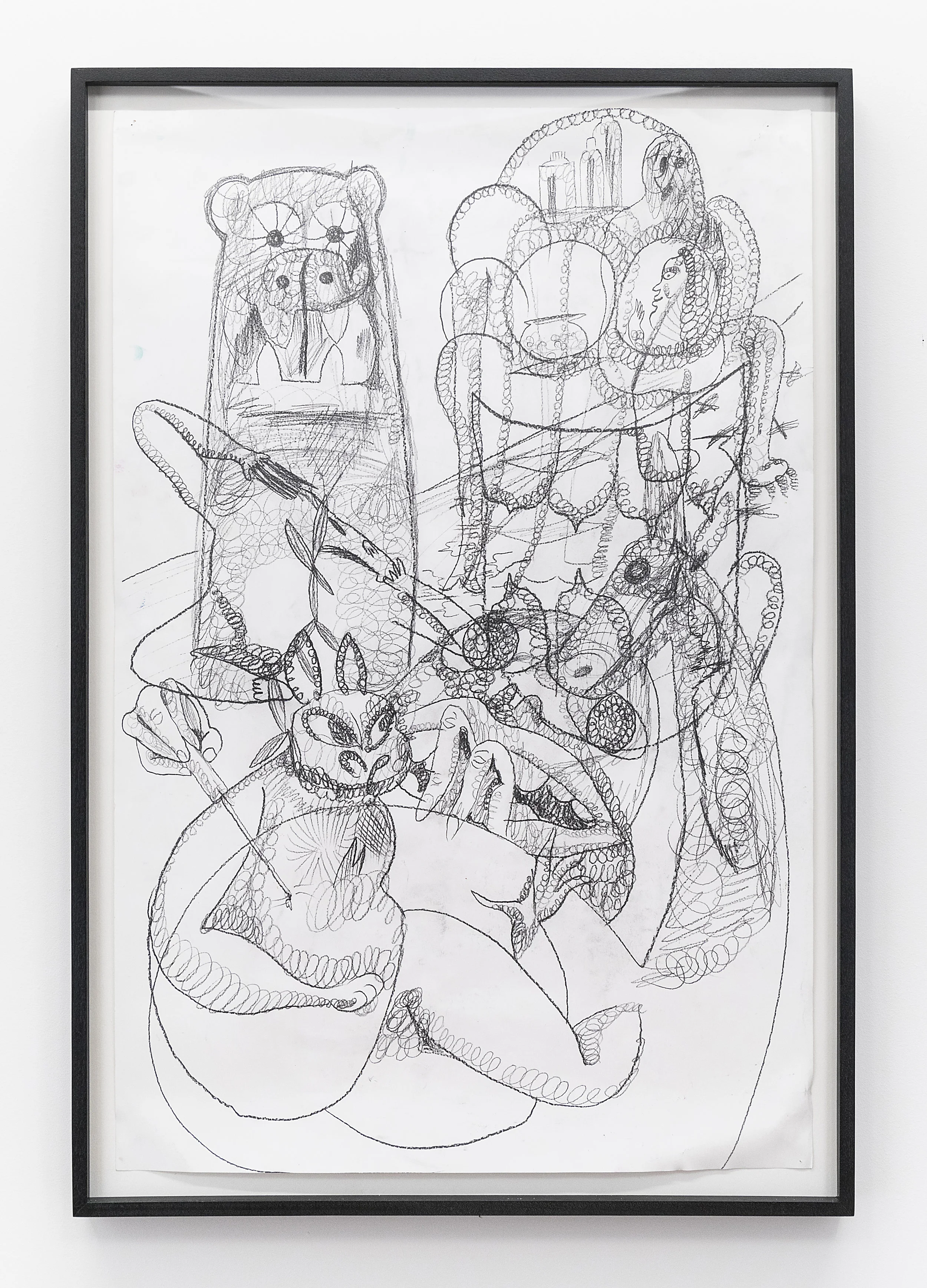 Billy Grant Lambsy Doodle 2018 Pencil on paper 35 x 22 1/2 inches
