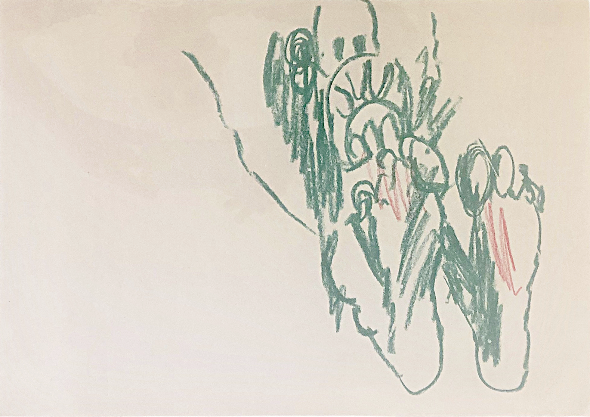 Joe Bradley Untitled 2018 Colored pencil on paper 9 x 12 inches