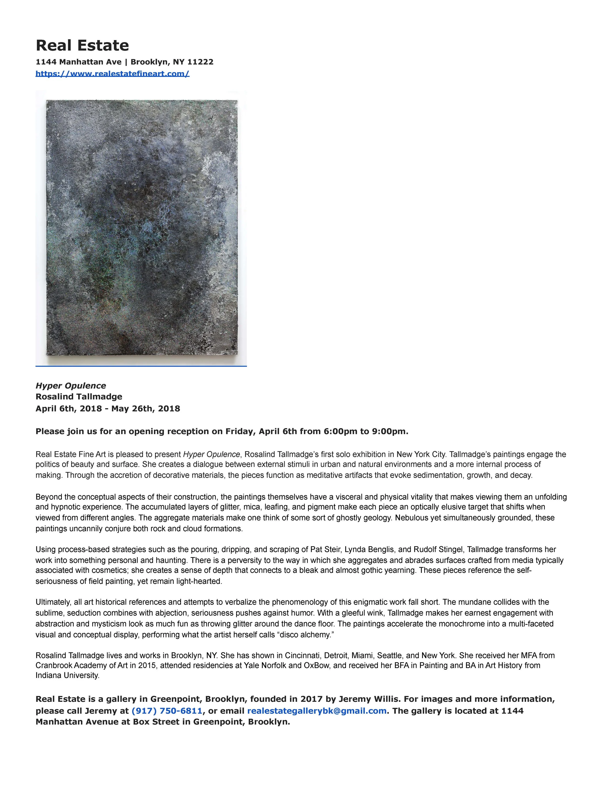 Rosalind Tallmadge - Hyper Opulence - Press Release.jpg