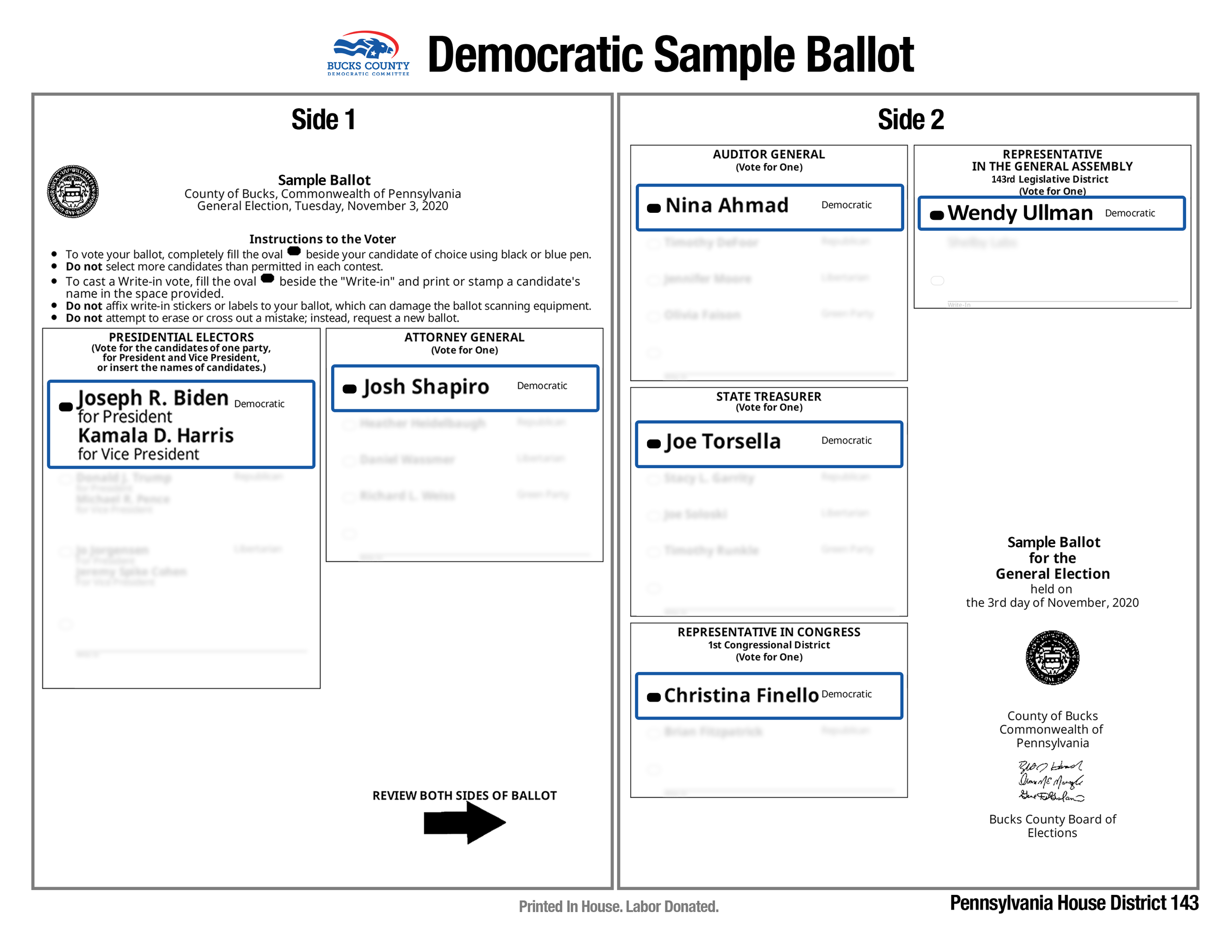 2020 Voting Faq Doylestown Democrats