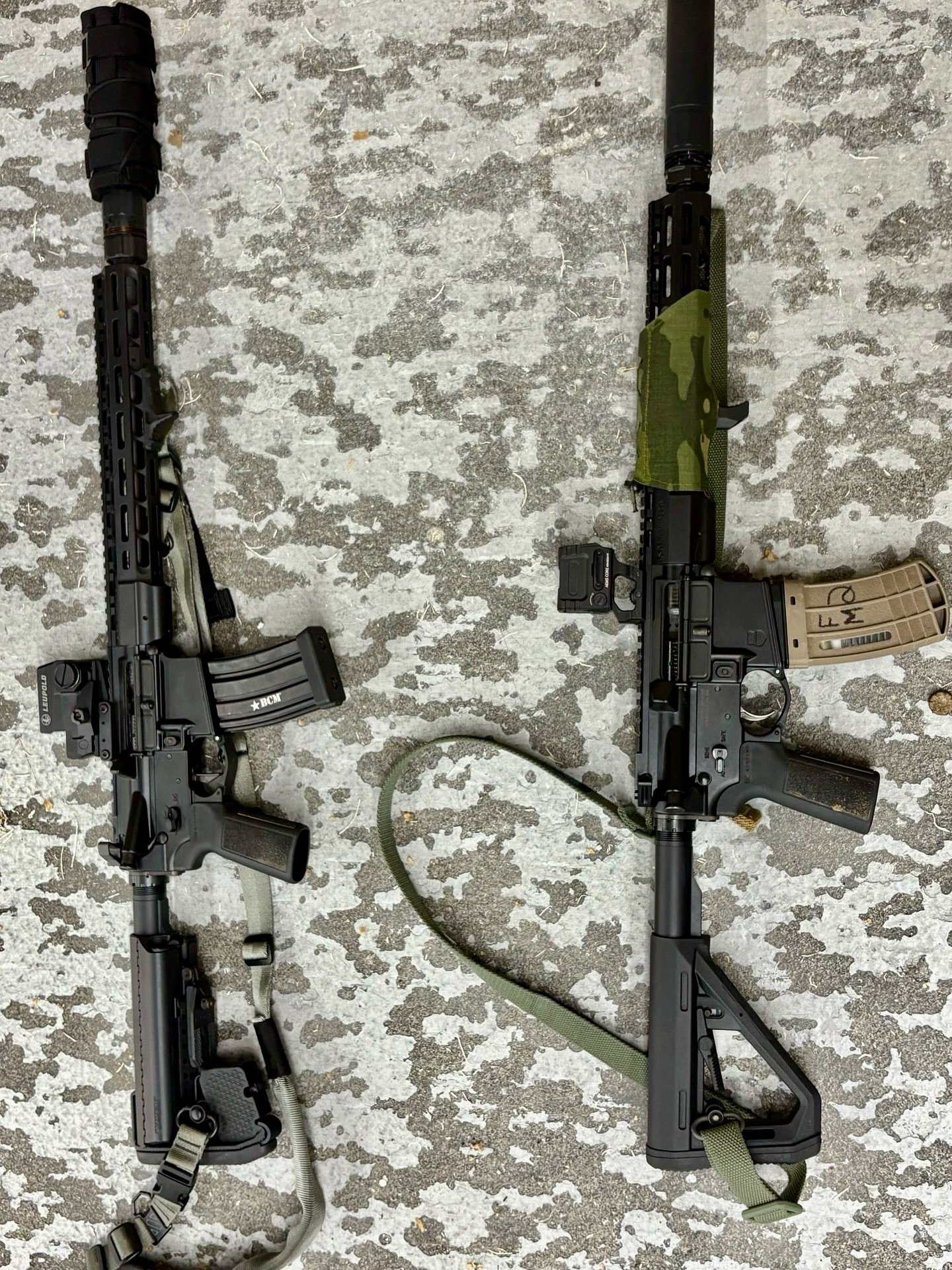 Two Beasts, One Frame 🔥
On the left, meet the precision-crafted Griffin Armament Explorr &mdash; a lightweight warrior built for stealth and speed.
On the right, rocking hard is the Dual-Lok 5, seated perfectly on a Sons of Liberty Gun Works 12.5&rd