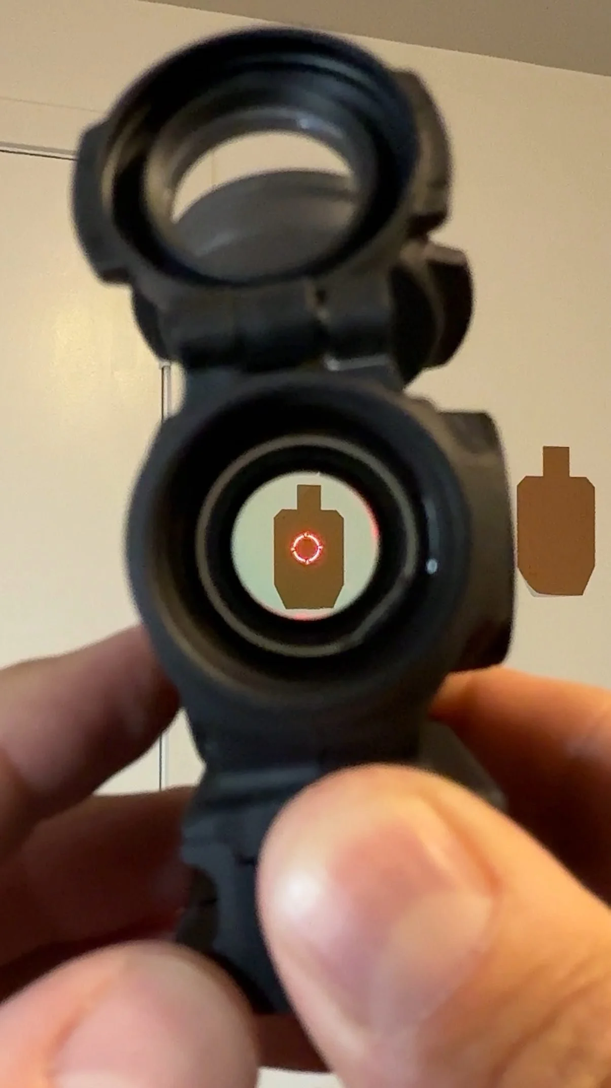 Cracked open the box on the new @aimpointusa Duty RDS MR optic. Seems like a good option at a good price point for a duty optic. Will mount it and shoot it a bunch and report back. #aimpoint #dutyrds #multiplereticle #reddot