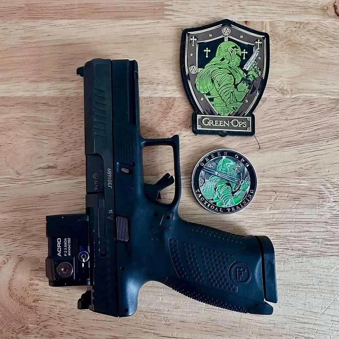 Coming up THIS Sunday โ
Defensive Pistol I Clinic — Only 4 slots left
๐ NRA Range — Fairfax, VA
๐๏ธ Oct 12
Advanced shooting is just the basics, done right every time. Who is going to be the next Green Knight Pistol Patch Recipient ? โ