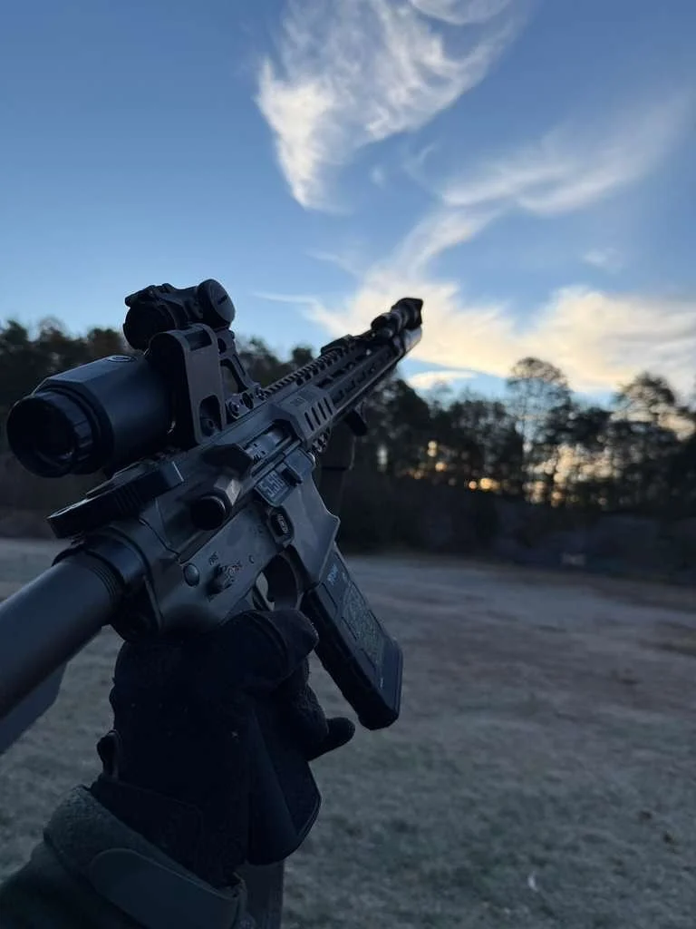 Early morning frost, sunrise breaking over the range, and a line of @sonsoflibertygw rifles suppressed with @griffin_armament , ready to goβοΈ
Defensive Carbine I πCulpeper, VA.
Sold out. Zero cancellations. 10+ on the waitlist.
Big thanks to every