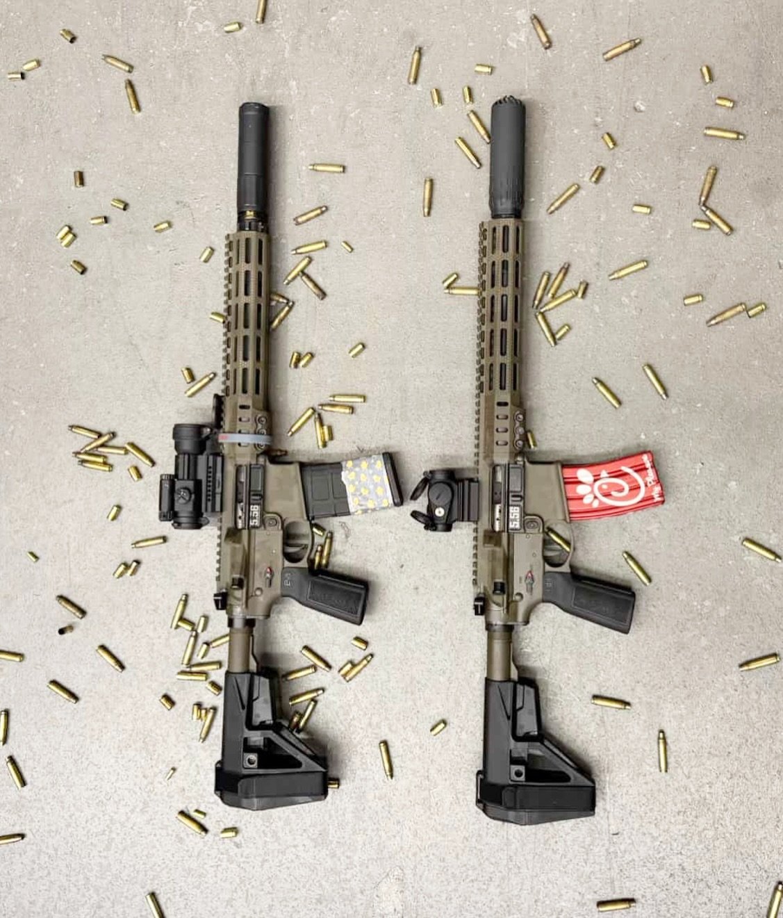What&rsquo;s better than a @sonsoflibertygw MK1?
Two of them. 🇺🇸
MK1 &times;2
Twice as free.

#GreenOps #SOLGW #MadeInTexas #SonsofLibertyGunWorks #BuiltForDuty