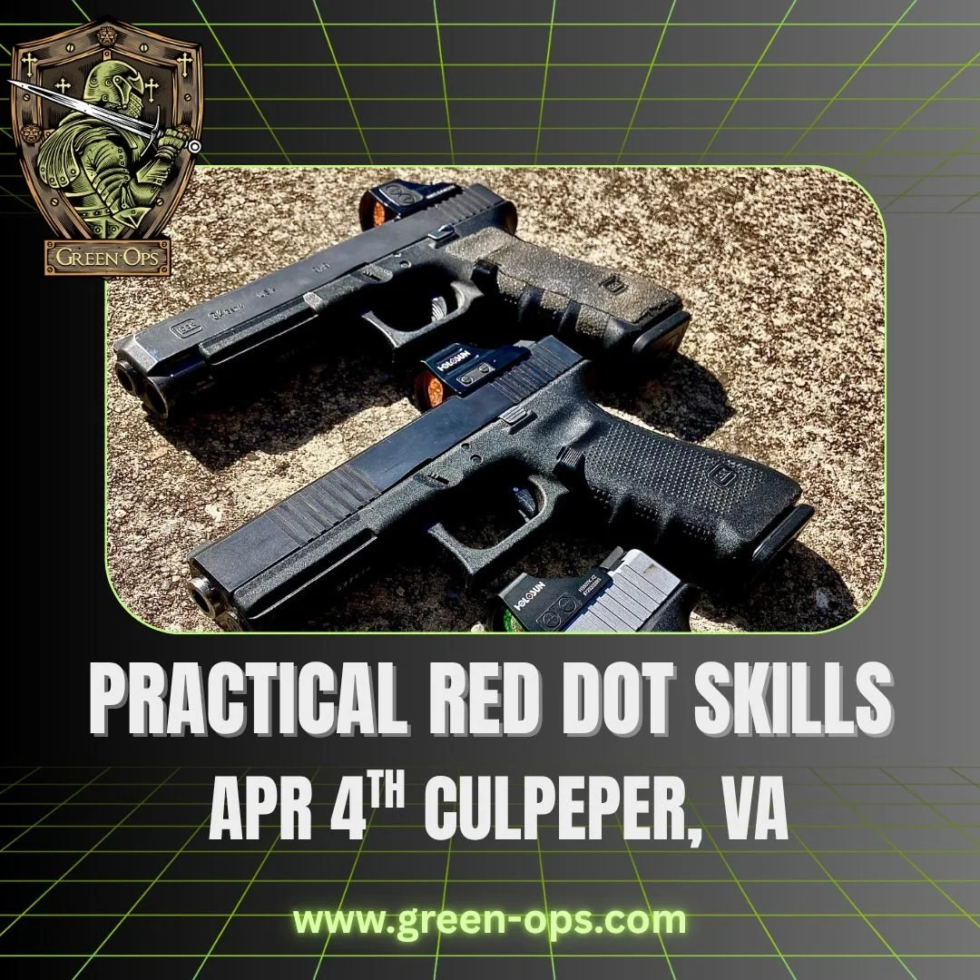 🔴 Red Dot Pistol Skills | April 4th

Train smarter. Shoot faster.

Built by a USPSA GrandMaster and led by Modern Samurai Project&ndash;endorsed instructors, this course is designed to take you from irons to red dot with precision.

Learn dot acquis