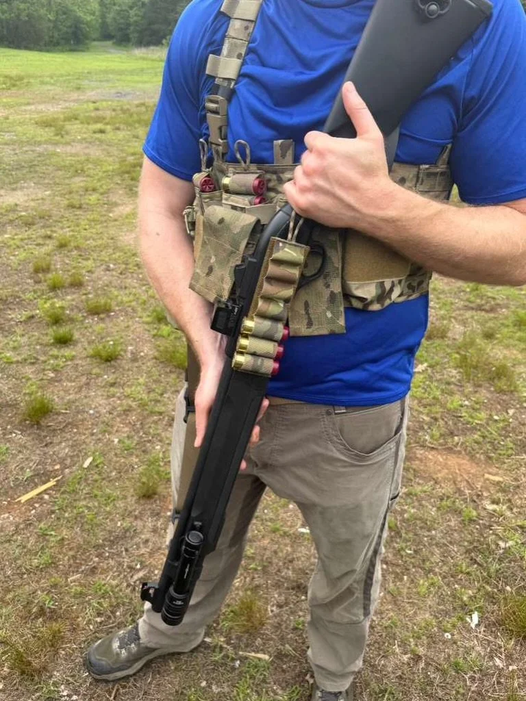 Sneak peek from Sunday&rsquo;s Full Defensive Shotgun class 🇺🇸 📍Culpeper, VA

@vangcomp @agencyarms @beretta_usa , and @mossbergcorp all showed up ready to work. 
Different setups, different styles&mdash;all getting run the way they&rsquo;re meant