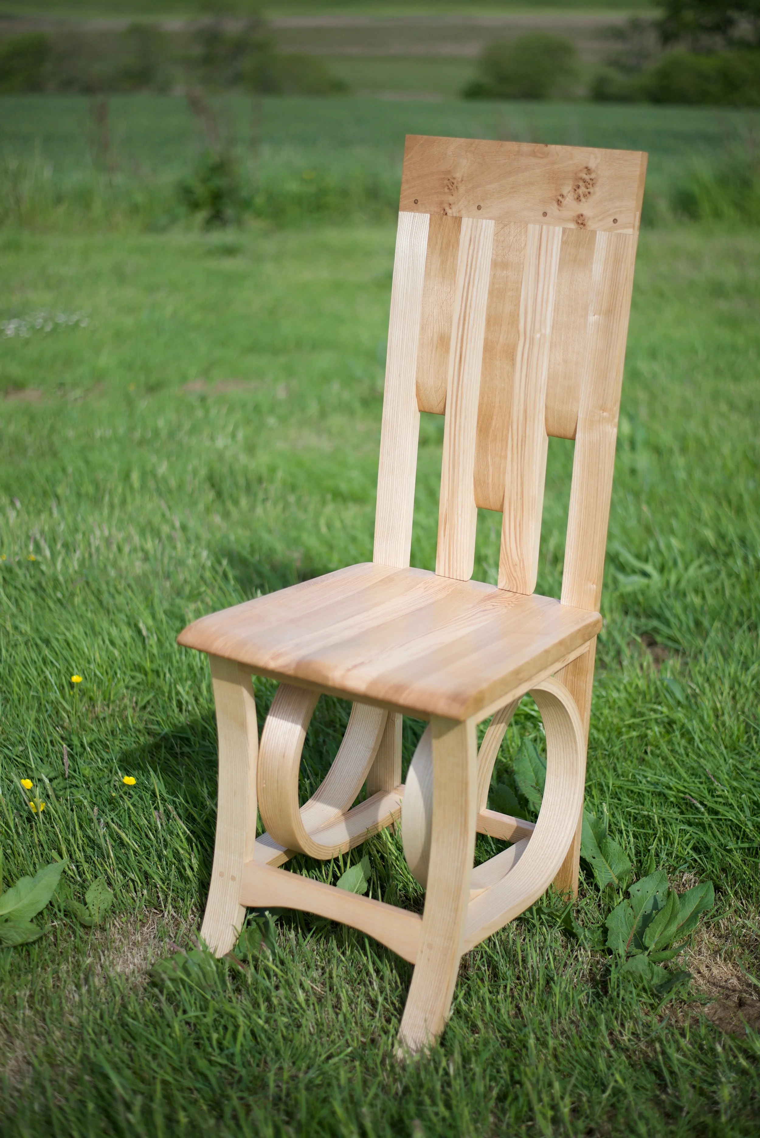 steam bent loopy chair
