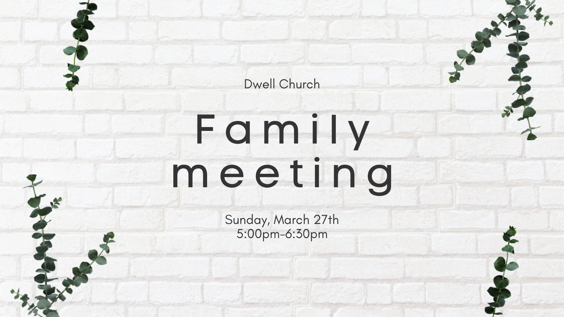 Family Meeting 