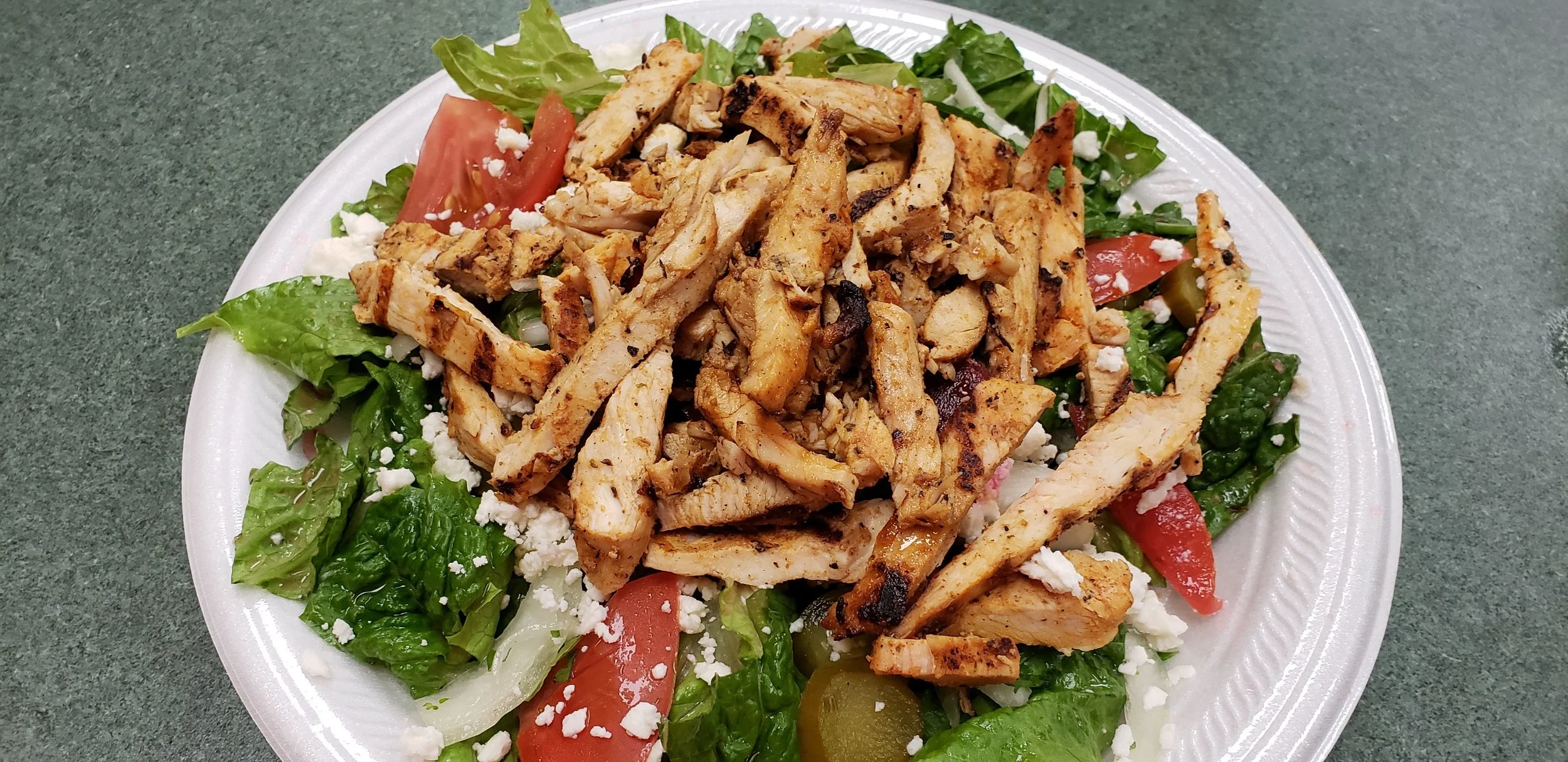 Maira’s Greek Salad with Chicken