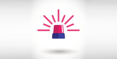 Clip-art of alarm going o