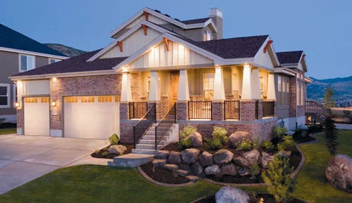 Picture of a home at dusk