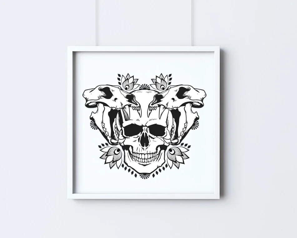 "FOR THE DEAD" PRINT