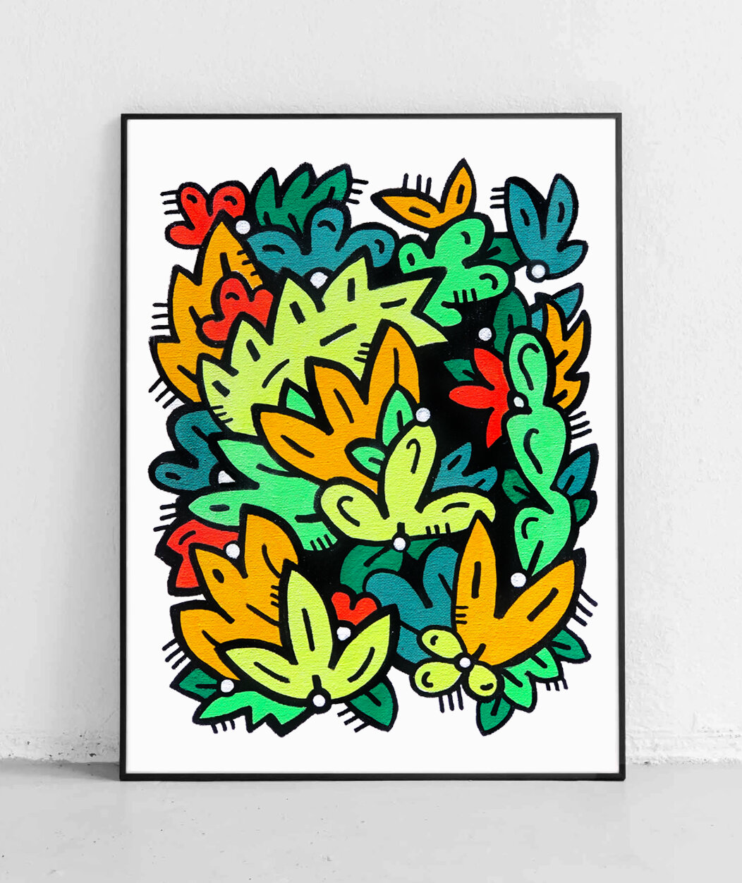 "HIDDEN HEARTS" PRINT : THREE