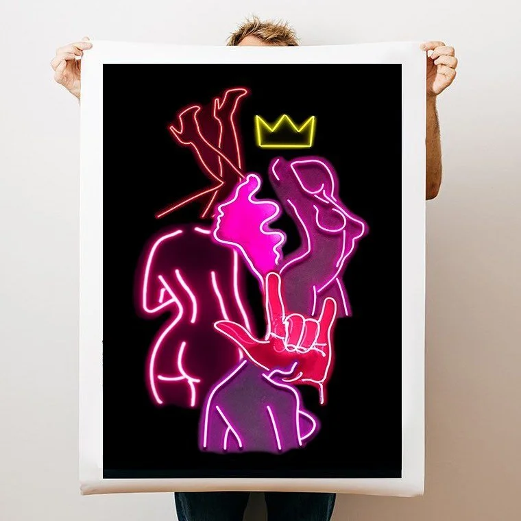 ... a celebration of all women ...👑 &ldquo;UPON HER THROWN&rdquo; Print &amp; Merch will be for sale this week on Saint Declan&rsquo;s boutique 💖 (interested in a collab or custom work? DM ME FOR DETAILS) 😊