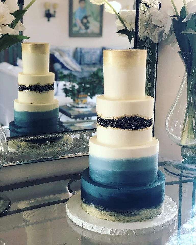 Fault Line Wedding Cake