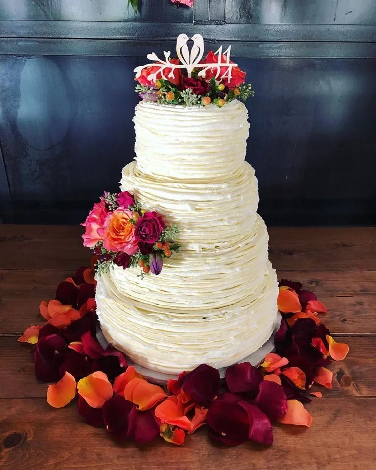 Buttercream Ruffles in Red