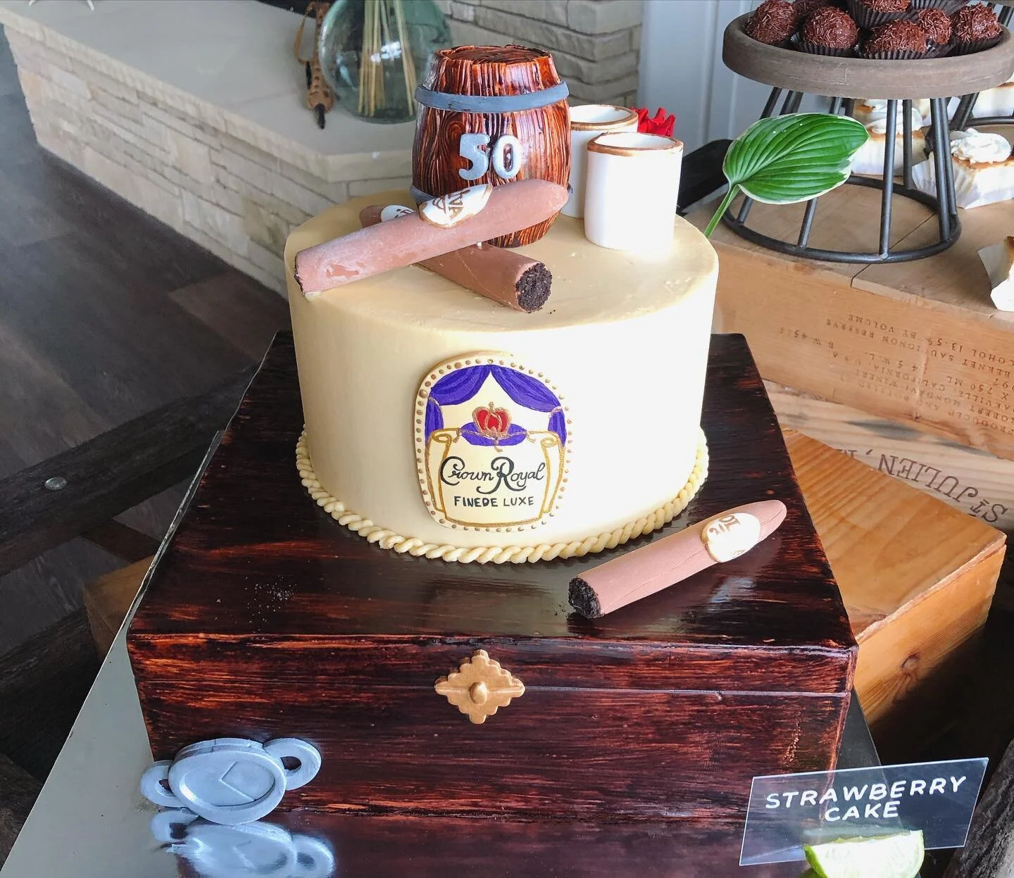 Groom's Crown Royal & Cigar